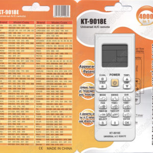 Пульт для кондиционеров универсальный Qunda KT-9018E